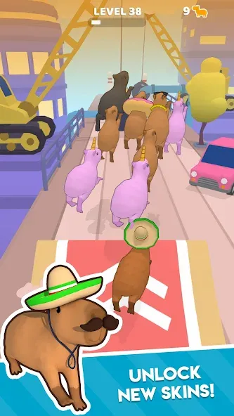 Скачать взломанную Capybara Rush (Капибара Раш)  [МОД Mega Pack] — последняя версия apk на Андроид screen 3