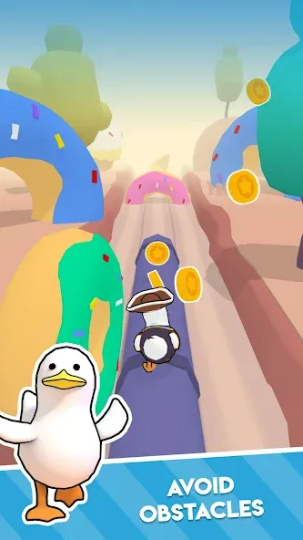 Взломанная Duck On The Run (Дак он зе Ран)  [МОД Unlimited Money] — полная версия apk на Андроид screen 3