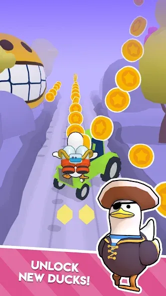 Взломанная Duck On The Run (Дак он зе Ран)  [МОД Unlimited Money] — полная версия apk на Андроид screen 4