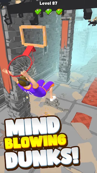 Скачать взлом Hoop World: Flip Dunk Game 3D (Хуп Ворлд)  [МОД Бесконечные монеты] — стабильная версия apk на Андроид screen 2