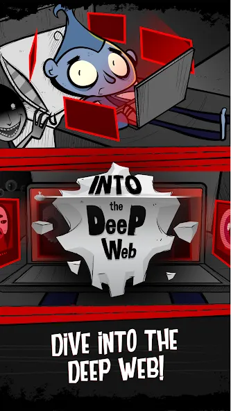 Взлом Into the Deep Web: Idle Game (Инту зе Дип Веб)  [МОД Много монет] — последняя версия apk на Андроид screen 1