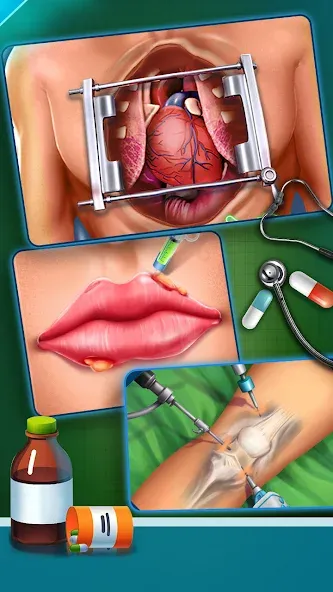 Взлом Surgery Doctor Simulator Games  [МОД Mega Pack] — полная версия apk на Андроид screen 4