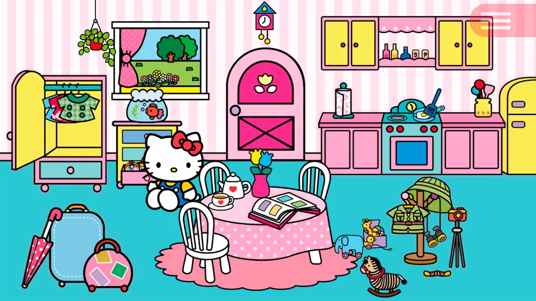 Взлом Hello Kitty Around The World  [МОД Mega Pack] — полная версия apk на Андроид screen 1