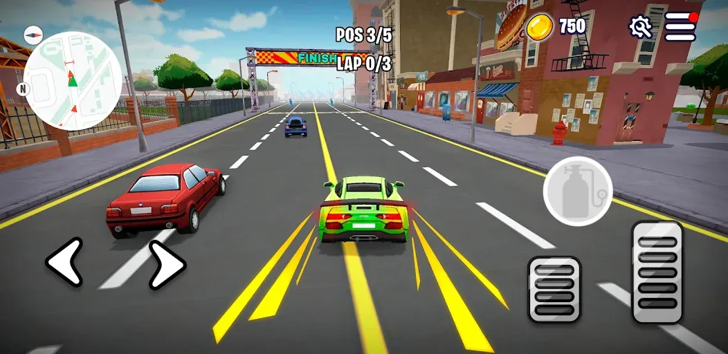 Взлом Rumble Racing: Car Drifting (Рамбл Рейсерс)  [МОД Unlocked] — последняя версия apk на Андроид screen 1