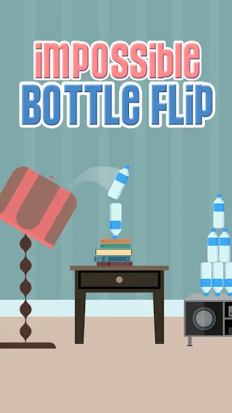 Скачать взлом Impossible Bottle Flip (Импоссибл Ботл Флип)  [МОД Бесконечные деньги] — полная версия apk на Андроид screen 1