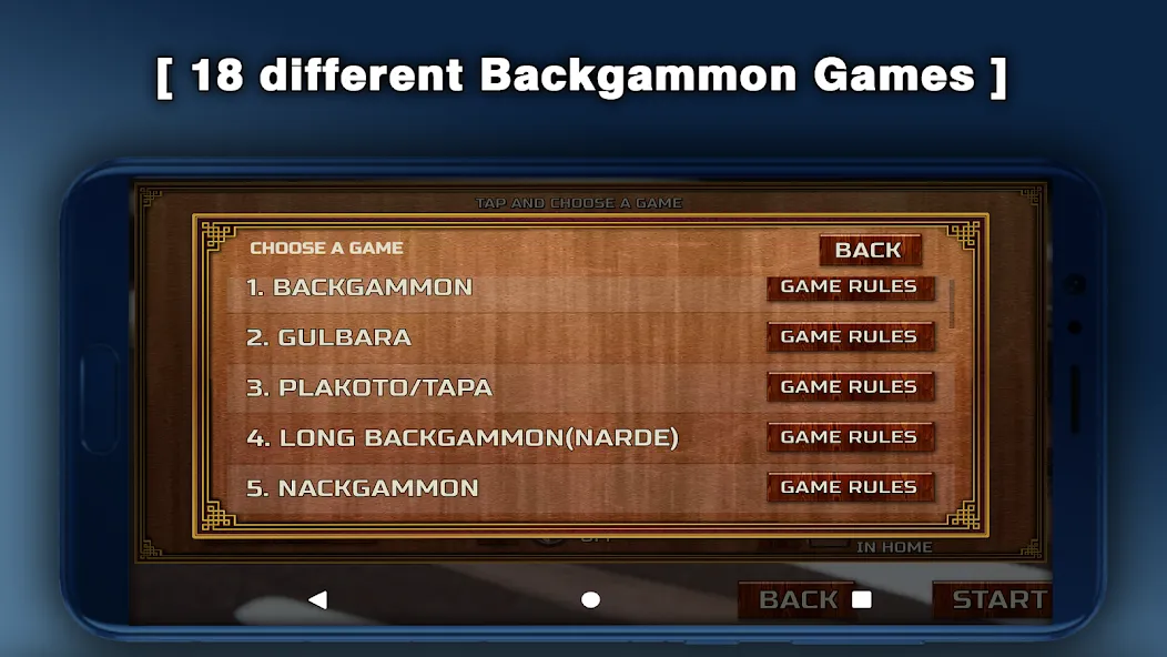 Скачать взлом Backgammon — 18 Board Games  [МОД Все открыто] — полная версия apk на Андроид screen 2