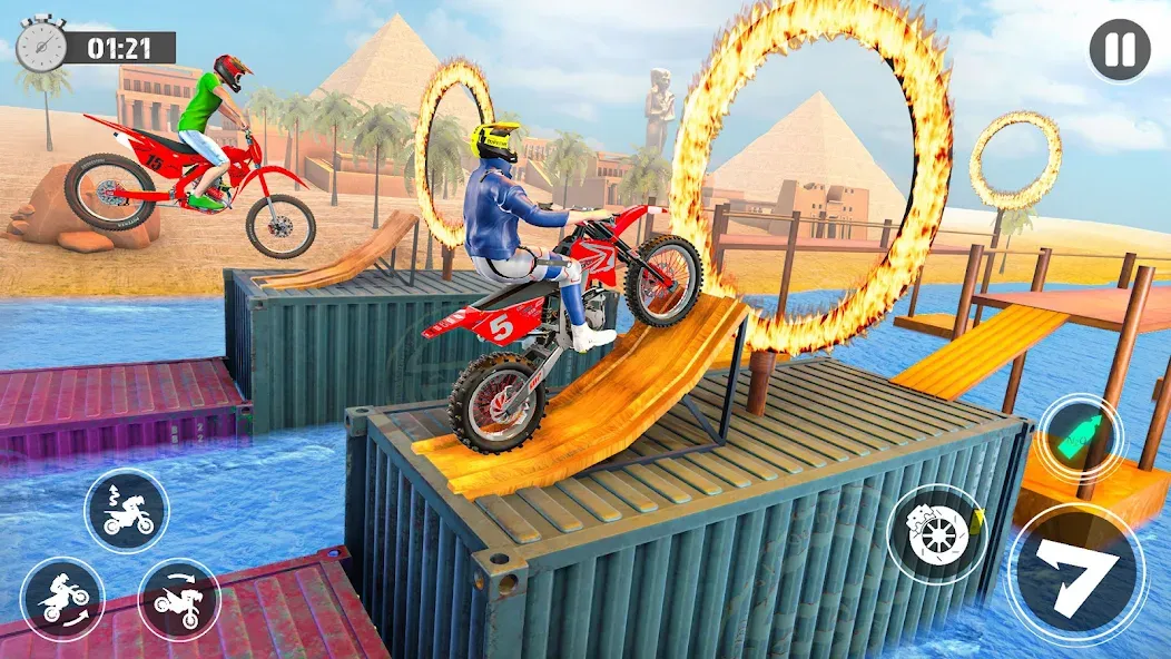 Взломанная Bike Stunt Race Tricks Master  [МОД Бесконечные деньги] — полная версия apk на Андроид screen 5