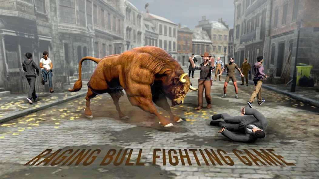 Скачать взломанную Bull Fighting Game: Bull Games  [МОД Все открыто] — стабильная версия apk на Андроид screen 1