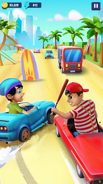 Взлом Mini Car Runner — Racing Games (Мини Кар Раннер)  [МОД Все открыто] — полная версия apk на Андроид screen 1