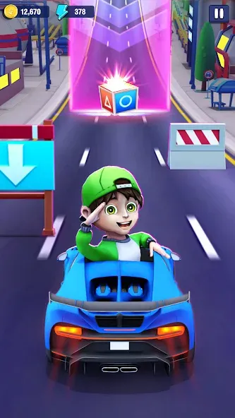 Взлом Mini Car Runner — Racing Games (Мини Кар Раннер)  [МОД Все открыто] — полная версия apk на Андроид screen 2