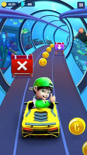 Взлом Mini Car Runner — Racing Games (Мини Кар Раннер)  [МОД Все открыто] — полная версия apk на Андроид screen 4