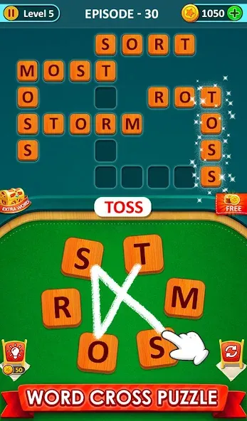 Скачать взломанную Word Game 2024 — Word Connect (Ворд Гейм 2023)  [МОД Unlocked] — полная версия apk на Андроид screen 5
