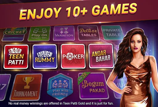 Скачать взломанную Teen Patti Gold, Rummy & Poker (Тин Патти Голд Кард Гейм)  [МОД Бесконечные монеты] — стабильная версия apk на Андроид screen 2