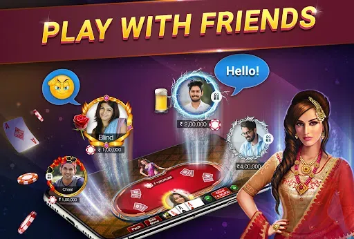 Скачать взломанную Teen Patti Gold, Rummy & Poker (Тин Патти Голд Кард Гейм)  [МОД Бесконечные монеты] — стабильная версия apk на Андроид screen 5