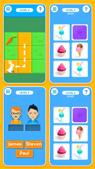 Взломанная Train your Brain. Memory Games  [МОД Бесконечные монеты] — последняя версия apk на Андроид screen 4