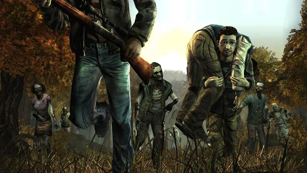 Взлом The Walking Dead: Season One (За Волчьими законами)  [МОД Menu] — последняя версия apk на Андроид screen 3