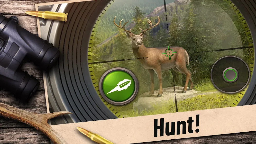 Скачать взлом Hunting Clash: Shooting Games (Хантинг Клаш)  [МОД Много денег] — последняя версия apk на Андроид screen 1