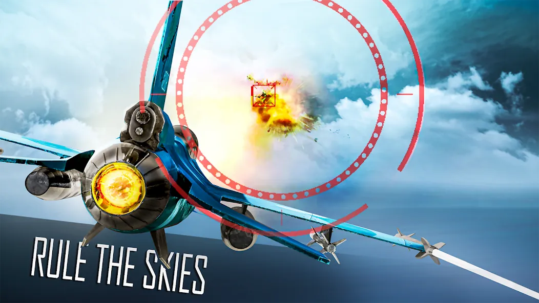 Взлом Jet Fighter: Sky Combat 3D (Джет Файтер)  [МОД Unlimited Money] — стабильная версия apk на Андроид screen 2