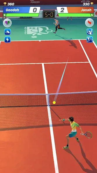 Скачать взлом Tennis Clash: Multiplayer Game (Теннис Клаш)  [МОД Много монет] — стабильная версия apk на Андроид screen 2