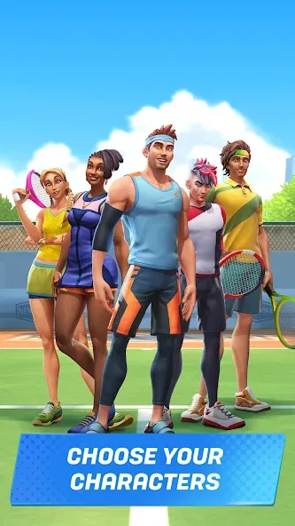 Скачать взлом Tennis Clash: Multiplayer Game (Теннис Клаш)  [МОД Много монет] — стабильная версия apk на Андроид screen 5