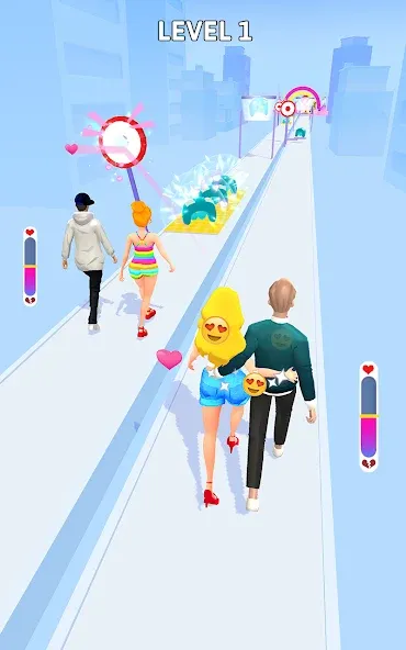 Взлом Bestie Breakup — Run for Love (Бести Брейкап)  [МОД Много монет] — стабильная версия apk на Андроид screen 2