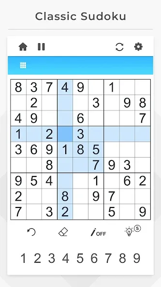 Скачать взлом Sudoku — Offline Games  [МОД Все открыто] — полная версия apk на Андроид screen 1