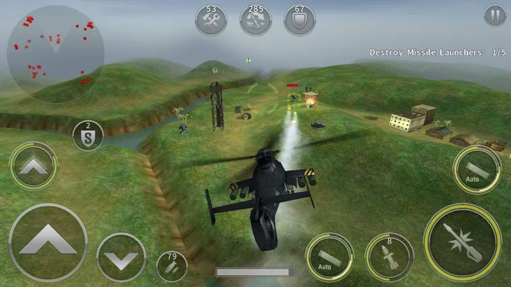 Скачать взломанную GUNSHIP BATTLE: Helicopter 3D  [МОД Бесконечные монеты] — последняя версия apk на Андроид screen 2
