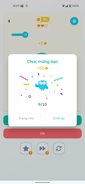 Взломанная Chọn Đúng Sai  [МОД Mega Pack] — стабильная версия apk на Андроид screen 3