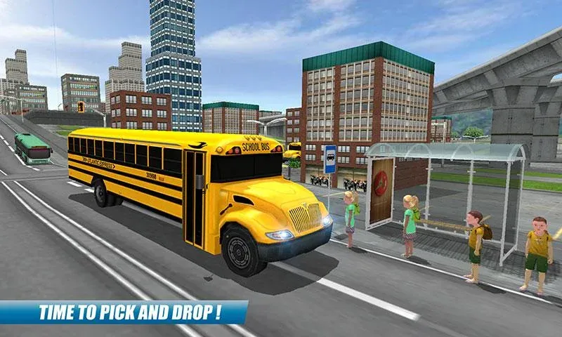 Скачать взломанную School Bus Driving Game  [МОД Бесконечные деньги] — полная версия apk на Андроид screen 5