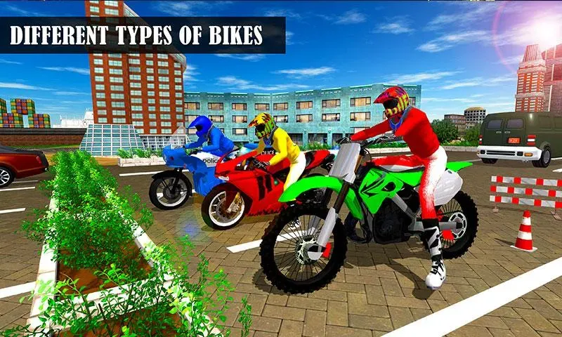 Взлом Bike Parking Moto Driving Game (Ларонг Парадахан нг Бисиклета)  [МОД Бесконечные монеты] — полная версия apk на Андроид screen 2