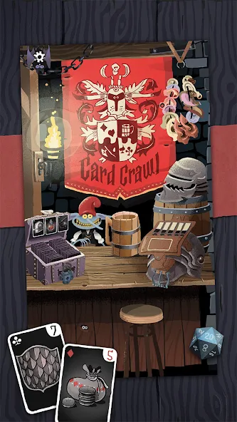 Взлом Card Crawl (Кард Кролл)  [МОД Много монет] — последняя версия apk на Андроид screen 2