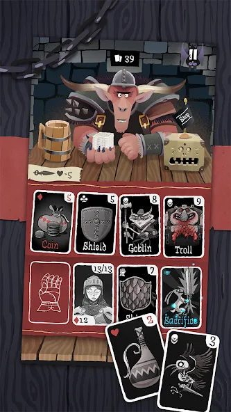 Взлом Card Crawl (Кард Кролл)  [МОД Много монет] — последняя версия apk на Андроид screen 3