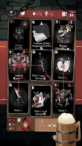 Взломанная Card Crawl Adventure (Кард Кроул Приключение)  [МОД Меню] — стабильная версия apk на Андроид screen 1