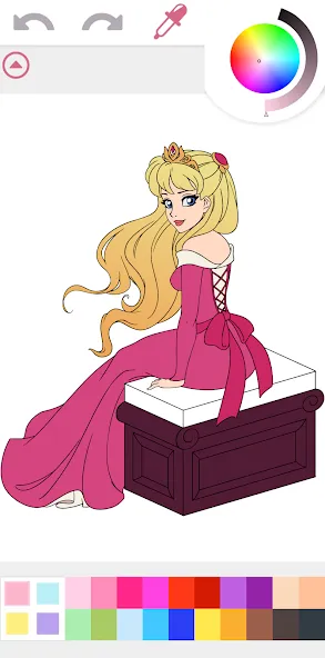 Взлом Princess Coloring Book Game  [МОД Бесконечные монеты] — полная версия apk на Андроид screen 4