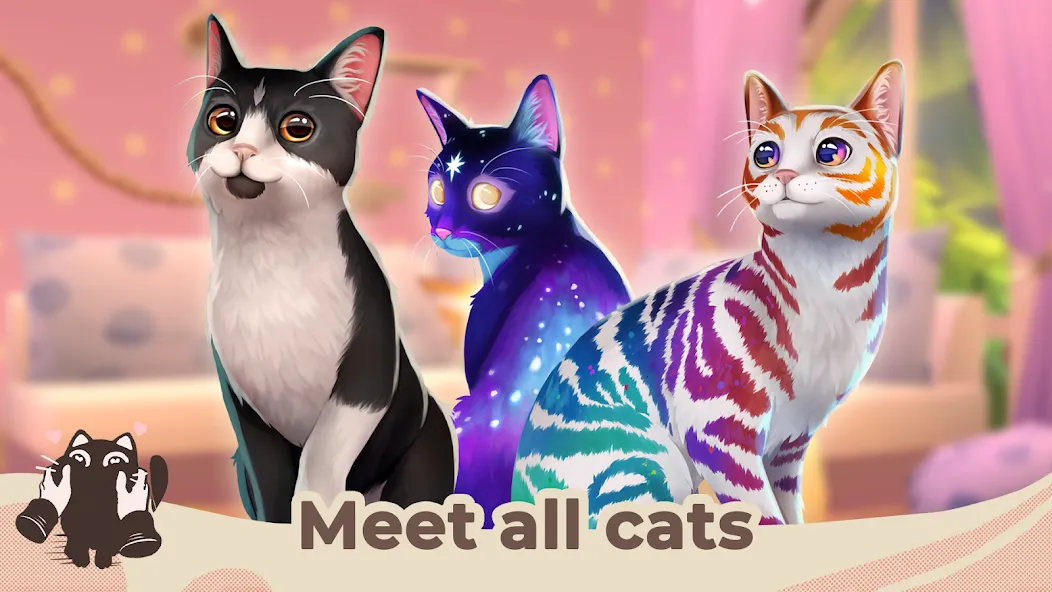 Взломанная Cat Rescue Story: Pet Shelter (Кэт Рескью Стори)  [МОД Все открыто] — последняя версия apk на Андроид screen 1