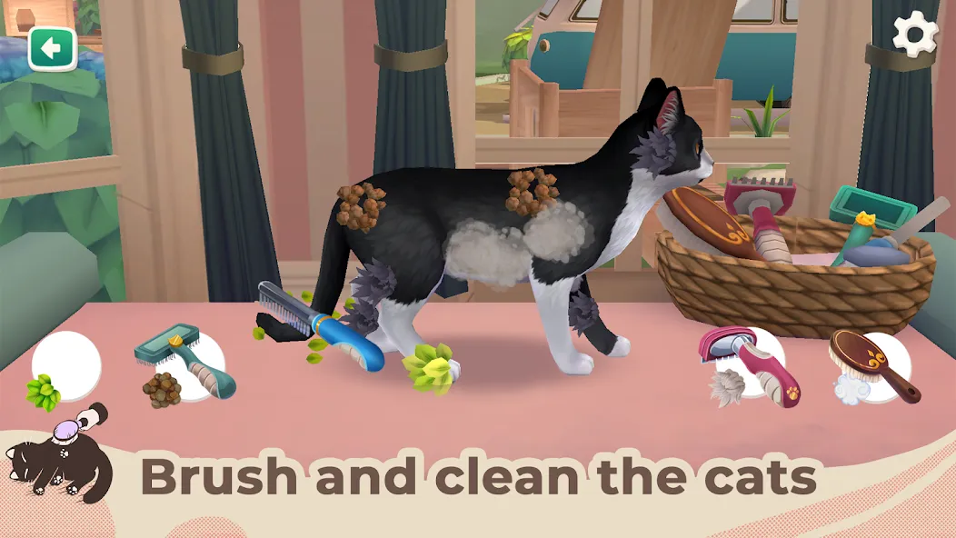 Взломанная Cat Rescue Story: Pet Shelter (Кэт Рескью Стори)  [МОД Все открыто] — последняя версия apk на Андроид screen 3