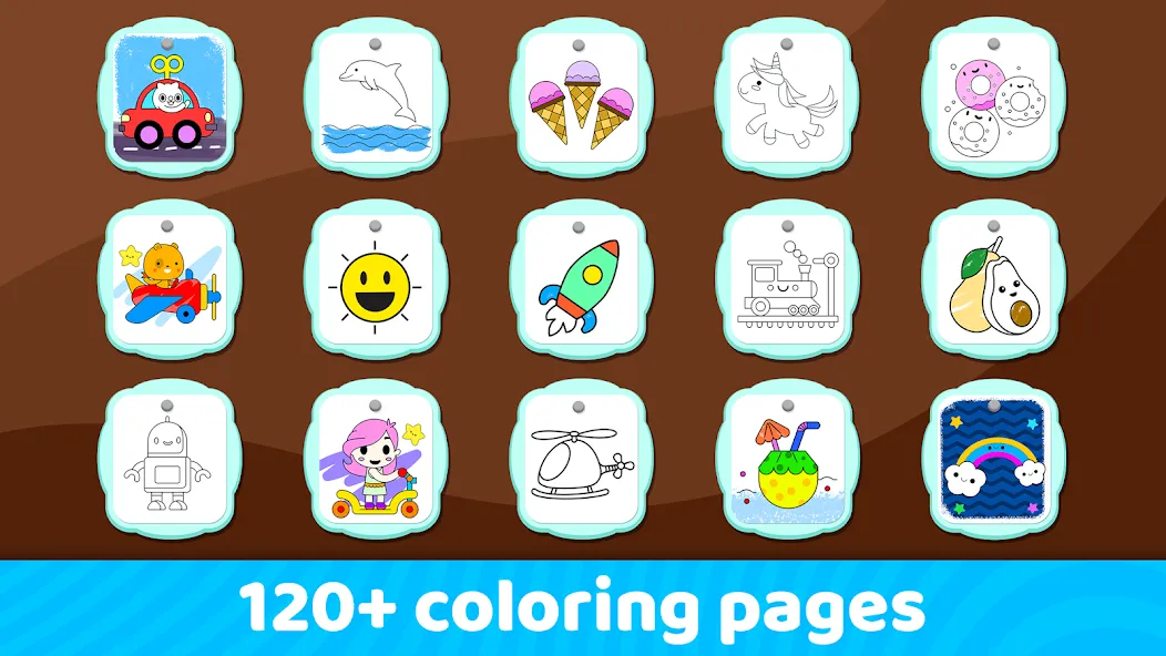 Взлом Toddler Coloring Book For Kids  [МОД Много денег] — последняя версия apk на Андроид screen 4