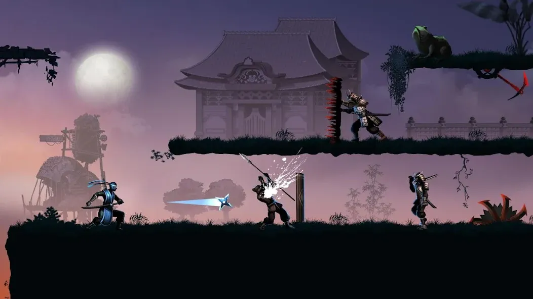 Взломанная Ninja warrior: legend of adven  [МОД Бесконечные деньги] — полная версия apk на Андроид screen 2