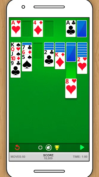 Взломанная SOLITAIRE CLASSIC CARD GAME  [МОД Menu] — полная версия apk на Андроид screen 2