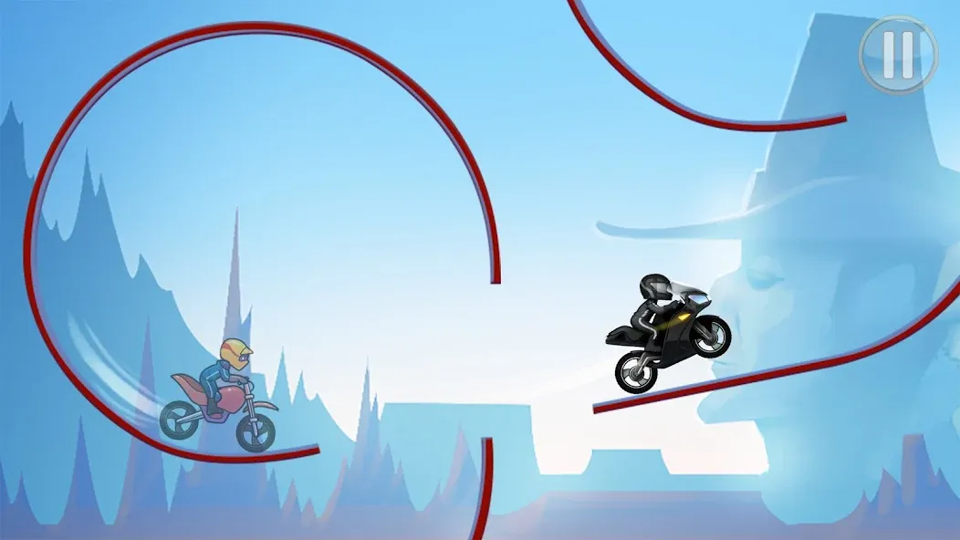 Скачать взломанную Bike Race：Motorcycle Games  [МОД Все открыто] — полная версия apk на Андроид screen 1