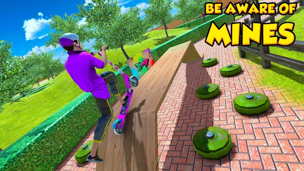 Скачать взлом BMX Air Skate Scooter Tricks  [МОД Mega Pack] — полная версия apk на Андроид screen 1