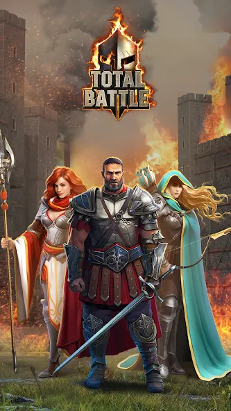 Взлом Total Battle: Strategy Games (Тотал Батл)  [МОД Много монет] — полная версия apk на Андроид screen 1