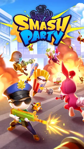 Скачать взломанную Smash Party — Hero Action Game (Смэш Пати)  [МОД Unlimited Money] — полная версия apk на Андроид screen 1