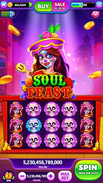 Взлом Spin To Rich — Vegas Slots (Спин Ту Рич)  [МОД Все открыто] — стабильная версия apk на Андроид screen 2