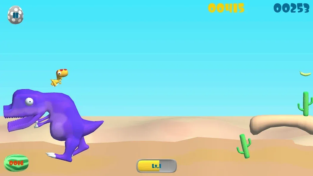 Взлом Dinosaur Run (Динозавр Ран)  [МОД Unlimited Money] — последняя версия apk на Андроид screen 1