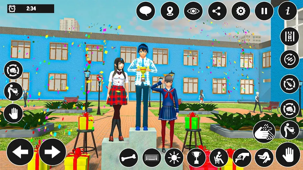 Взлом High School Boy Virtual Life  [МОД Menu] — полная версия apk на Андроид screen 1