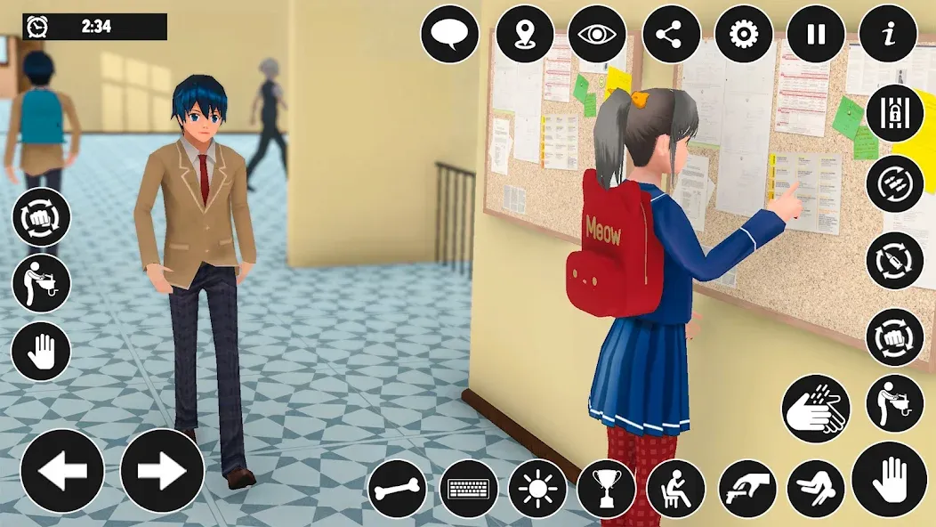 Взлом High School Boy Virtual Life  [МОД Menu] — полная версия apk на Андроид screen 3