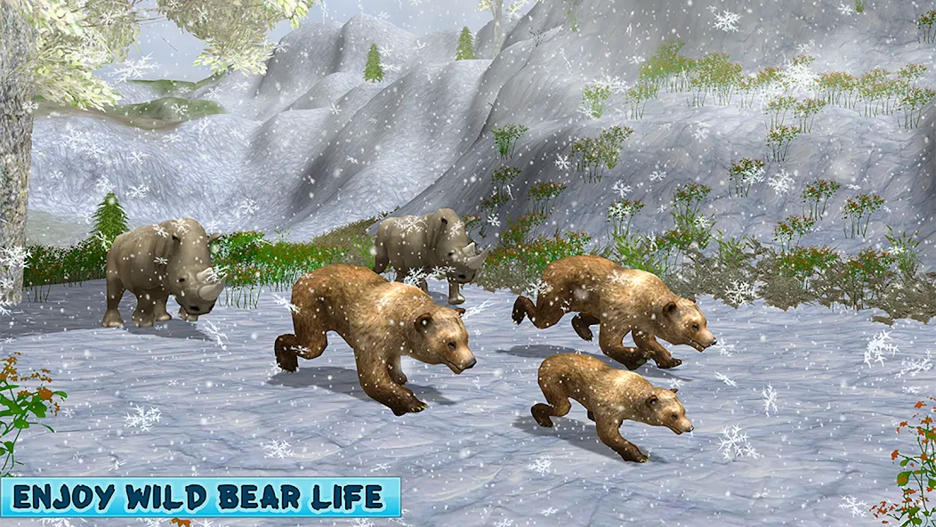 Скачать взлом Polar Bear Family Survival  [МОД Mega Pack] — полная версия apk на Андроид screen 5