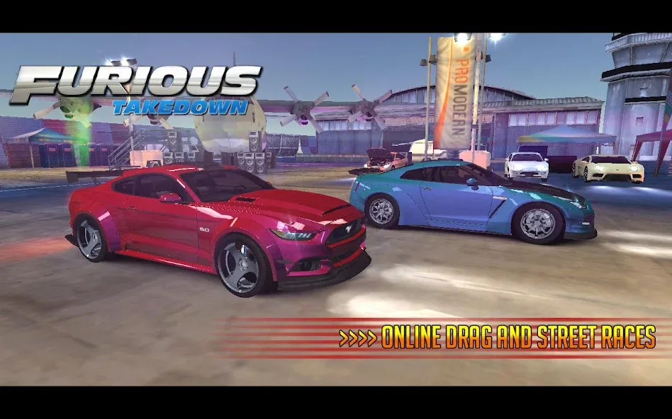 Взлом Furious: Takedown Racing (Фьюриъс)  [МОД Много денег] — последняя версия apk на Андроид screen 2