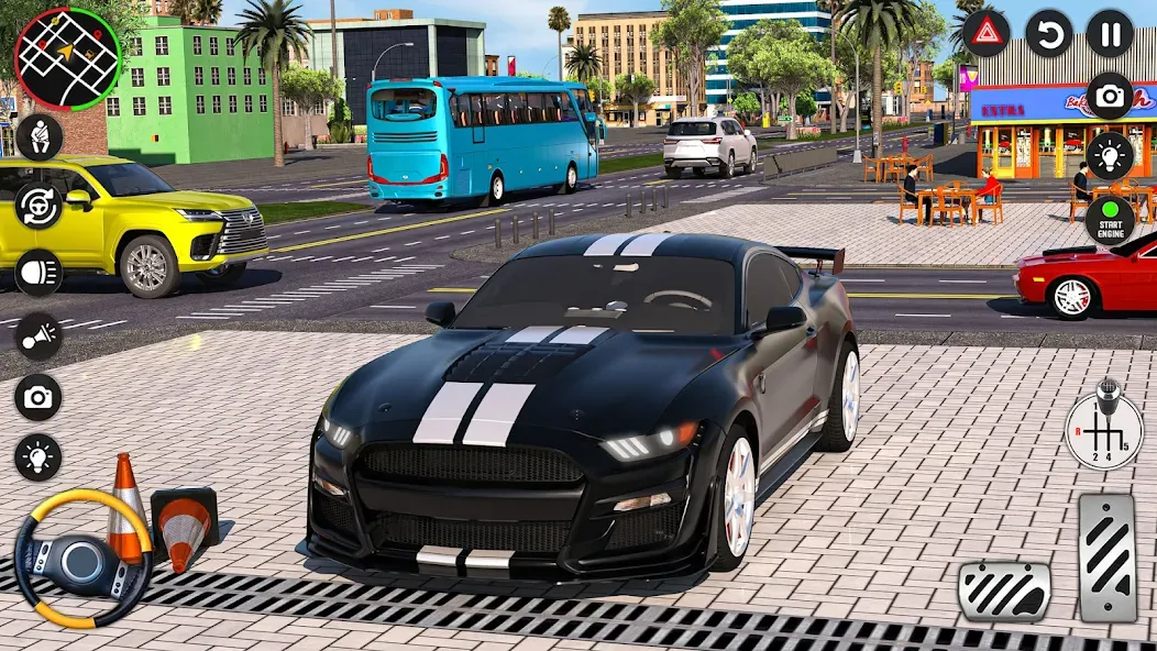 Взлом City Car Simulator & Car City  [МОД Много монет] — последняя версия apk на Андроид screen 1